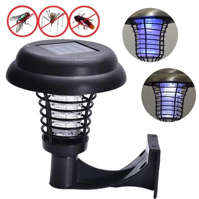 گاردن چمن کنترل آفات MPPT خورشیدی LED چراغ دیوار حشرات Zappers