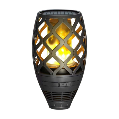 چراغ LED اسپیکر خورشیدی داخلی و خارجی با بلندگو TWS IP65