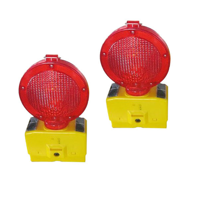 Ce Traffic Cone Solar چراغ زرد چشمک زن برای هشدار