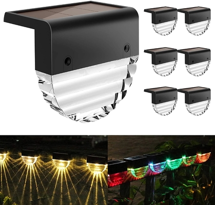 IP44 ضد آب خورشیدی LED باغ چراغ های پله ای 8-10 ساعت زمان کار اندازه کوچک