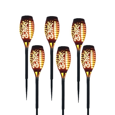 چراغ قوه شعله خورشیدی 12LED 33LED چراغ LED خورشیدی ضد آب چشمک زن در فضای باز