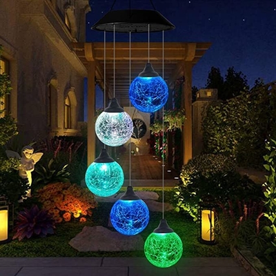 چراغ های باغی چراغ های LED خورشیدی رنگی ساطع کننده RGB دکوراسیون فضای باز قابل حمل