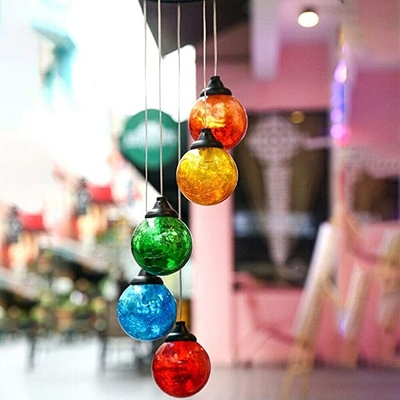 چراغ های باغی چراغ های LED خورشیدی رنگی ساطع کننده RGB دکوراسیون فضای باز قابل حمل