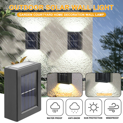 چراغ های LED خورشیدی ضد آب WINXU IP65 در فضای باز چراغ دیواری تزئینی بالکن