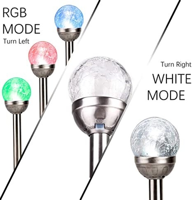 گلس ضد ترک سولار LED باغ چراغ خیابان کریکت چراغ 5 ولت