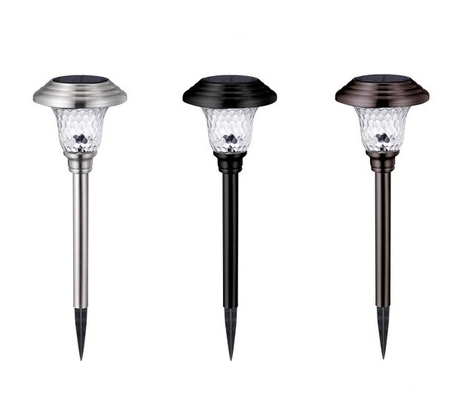 چراغ های باغی LED خورشیدی در فضای باز چند رنگ 80lm روشن ترین چراغ های مسیر خورشیدی