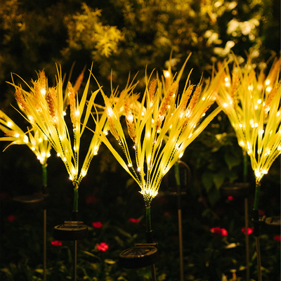 چراغ های باغی LED خورشیدی ضد آب در فضای باز 2700K LED Wheat Light Ra 60