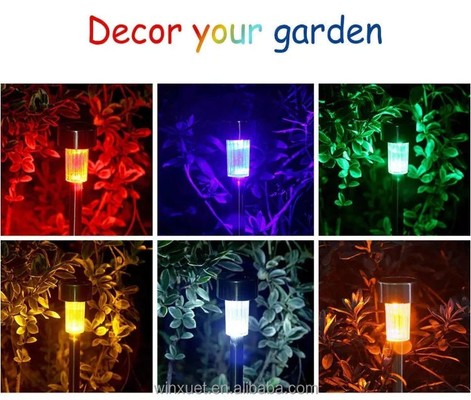 چراغ های باغی LED خورشیدی ضد آب IP55 0.5 وات چراغ های راهرو خورشیدی در فضای باز