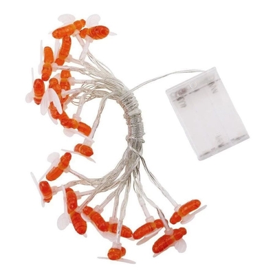 چراغ های رشته ای LED با انرژی خورشیدی در فضای باز Bee Solar Fairy Lights 5M/9M