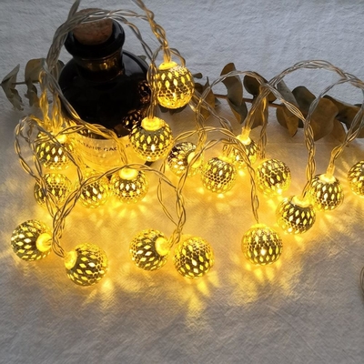 3 ولت LED خورشیدی پری چراغ های رشته ای تزئینی سری 100 لیتری قابل اتصال