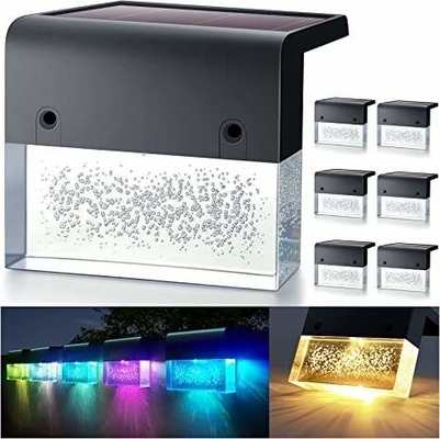 چراغ های پله ای عرشه خورشیدی IP65 فضای باز CRI 60 برای نرده نردبان نردبان حیاط نرده و پاساژ
