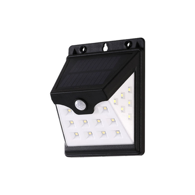 سنسور حرکت هوشمند خورشیدی چراغ دیواری LED 22 LED ABS 3.7 ولت