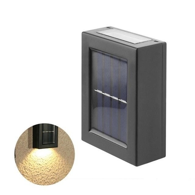 2/6LED بالا و پایین با انرژی خورشیدی چراغ دیواری راهرو راه پله دکوراسیون باغچه بیرونی