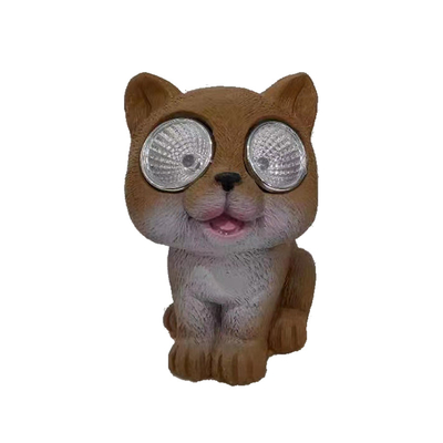 ضخامت 2.8mm/3.2mm 4w Solar Light Crafts Solar Resin Light Solar Animal Model Night Light
