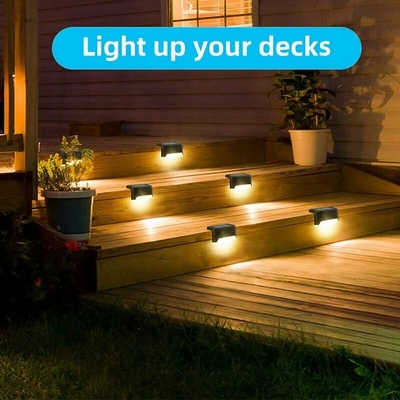چراغ راه پله سولار ال ای دی SMD سفید گرم و ضد آب استپ ال ای دی سولار دک چراغ 10LM