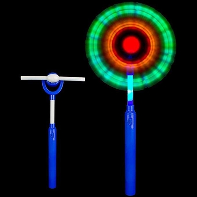 Twinkle Glitter Toys Solar Gift Lights Up Spinning Wind Mill Wand 0.500 kg