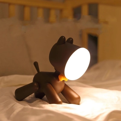 3500K چراغ هدیه خورشیدی LED Dog Night Light USB شارژ
