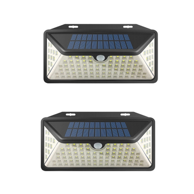 چراغ دیواری LED خورشیدی ضد آب و مقاوم در برابر حرارت 550lm با 3 حالت روشنایی