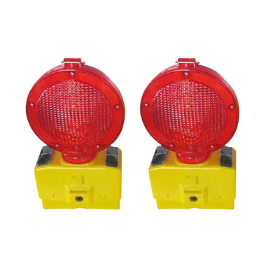 چراغ اخطار ترافیک خورشیدی CE RoHS چراغ گرمایش چراغ چشمک زن 1 سال گارانتی