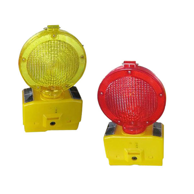 اخطار ایمنی چراغ خورشیدی چراغ راهنمایی چراغ راهنما ساخت و ساز چراغ های سیگنال 4V0.3w Solarpanel