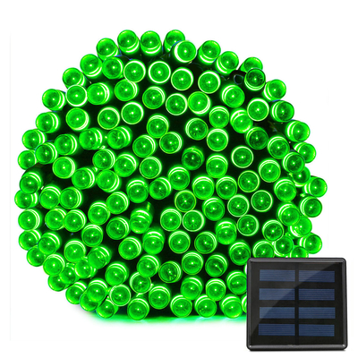 کریسمس 1000 سانتی متر خورشیدی چراغ های رشته ای LED 100 LED چشمک زن / چشمک زن مس سیم ضد آب