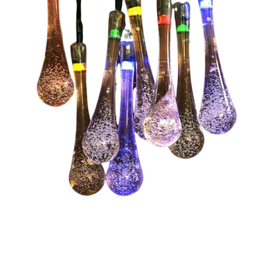 چراغ های ریسمانی تزیینی LED 80lm قطره های آب Fairy String Garland جشن عروسی جشن کریسمس