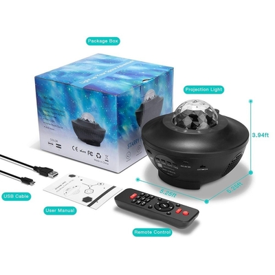 WINXU LED Galaxy Star Night Projector Room Rotate Starry Sky Projector Galaxy