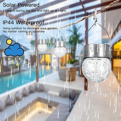 لوستر توپی شیشه ای تزئینی ضد آب سولار کرکل نور IP65