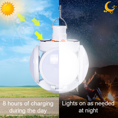 چراغ تاشو LED توپ فوتبال چراغ جستجو شارژ USB برای کمپینگ