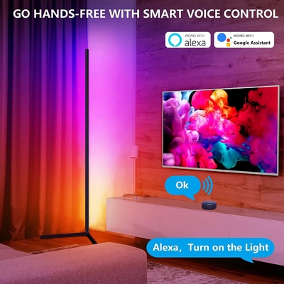لامپ ایستاده داخلی دکور چراغ های LED خورشیدی SMD5050 RGB