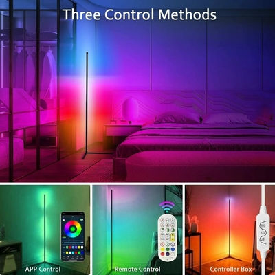 لامپ ایستاده داخلی دکور چراغ های LED خورشیدی SMD5050 RGB