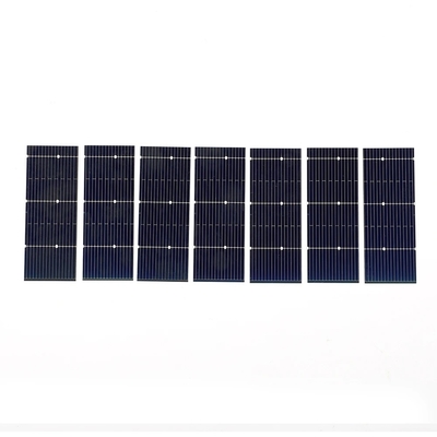 52*19mm 0.5V 0.24W شارژر پنل خورشیدی سیستم تک کریستالی برای فتوولتائیک قابل حمل