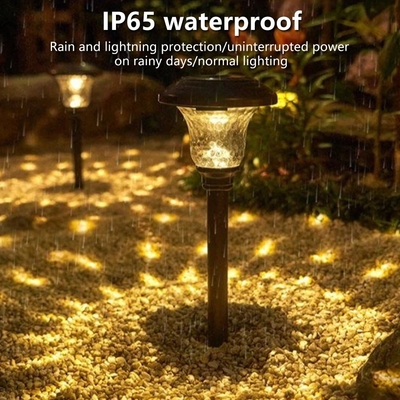 مسیر حیاط فضای باز چراغ های باغ LED خورشیدی تزئینی ضد آب