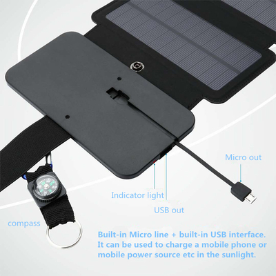 دستگاه‌های خروجی USB 10 واتی پانل خورشیدی 5 ولتی 2.1 آمپری برای گوشی‌های هوشمند